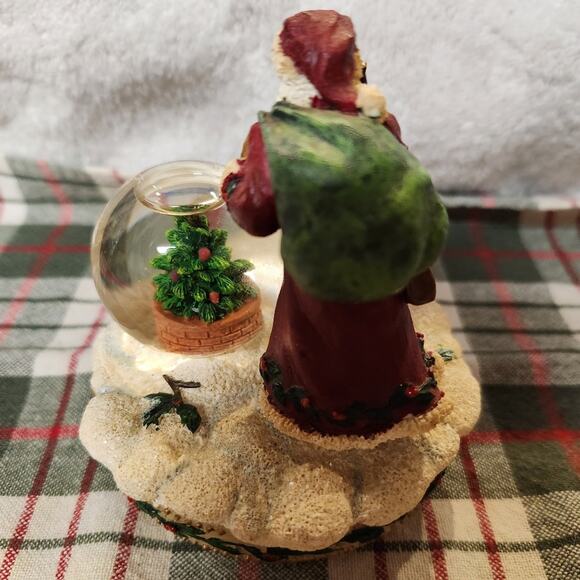 🎄 SANTA CANDLE TOPPER YANKEE CANDLE Globe Christmas decor - Picture 2 of 4